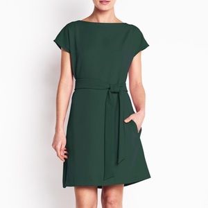 Of Mercer removable tie belt sheath-shift dress